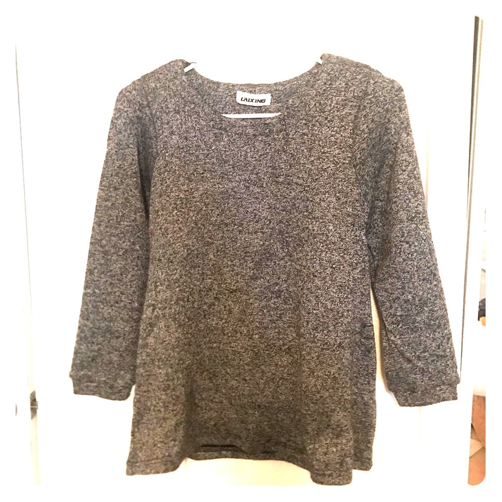 Gray sweater